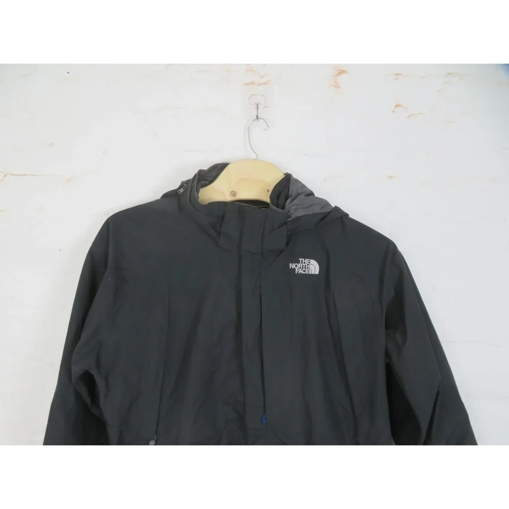 The North Face Gore-Tex Jacket Mens 4XL Black Hooded Rain Coat Hiking Outdoor